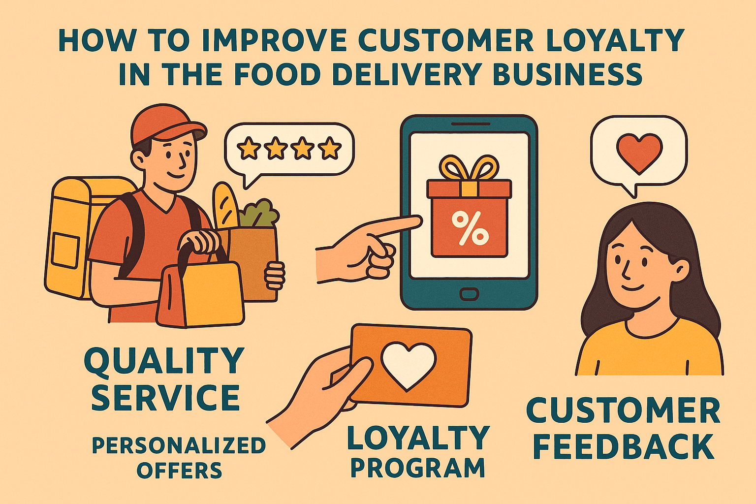 How to Improve Customer Loyalty in the Food Delivery Business