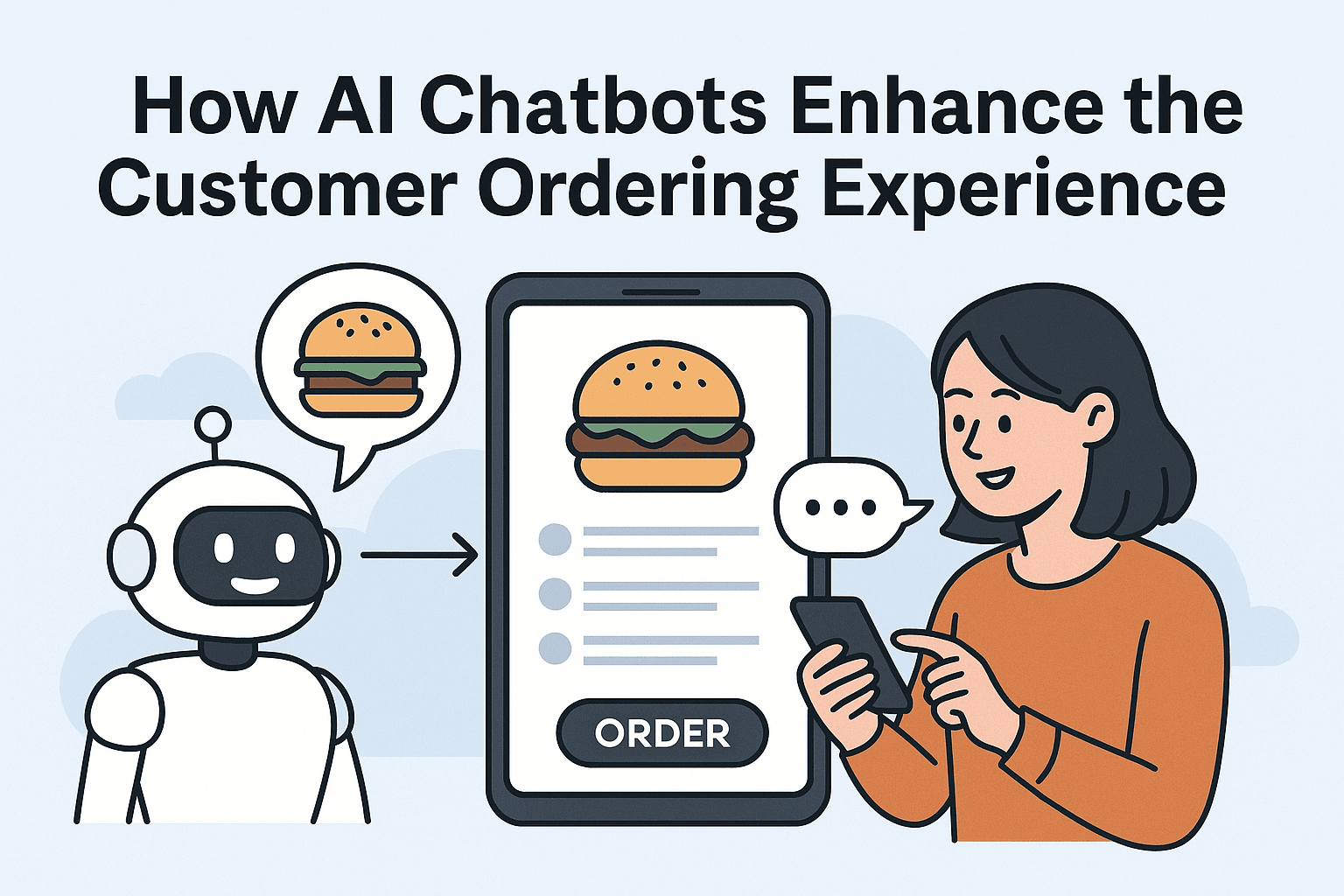 How AI Chatbots Enhance the Customer Ordering Experience