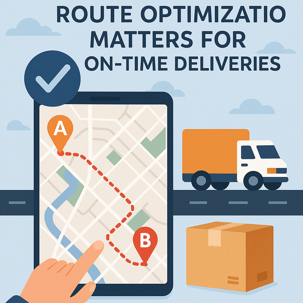 Why Route Optimization Matters for On-Time Deliveries